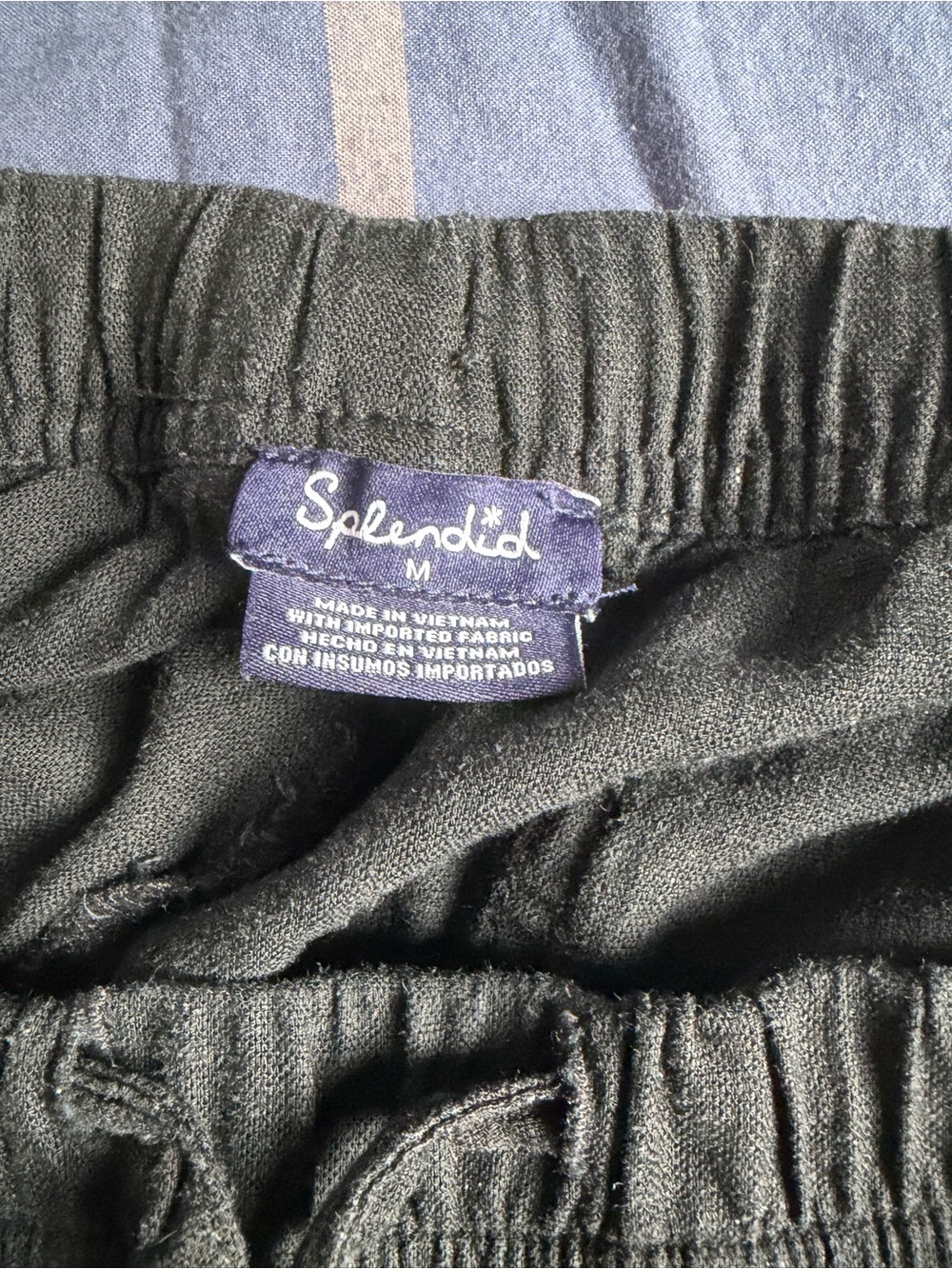Splendid Black Drawstring Casual Joggers - Picture 2 of 3